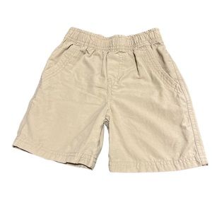 Tan Peanut and Ollie Khaki Shorts